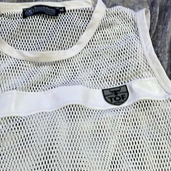White mesh TOF sleeveless extra large - Picture 4 of 4